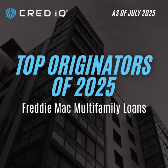 CRED iQ Top Originators of 2025 - Freddie Mac
